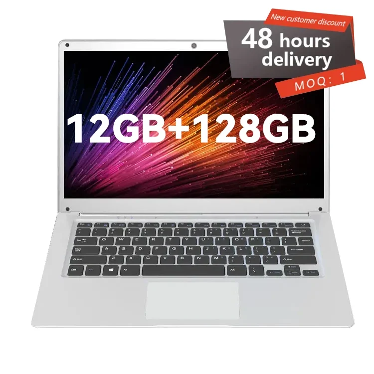 Gisentec 2025 Brand New N5000 14 Inch Laptop 12GB 128GB Large Memory Win 11 TN Panel Wireless Clearance Inventory Price Laptop