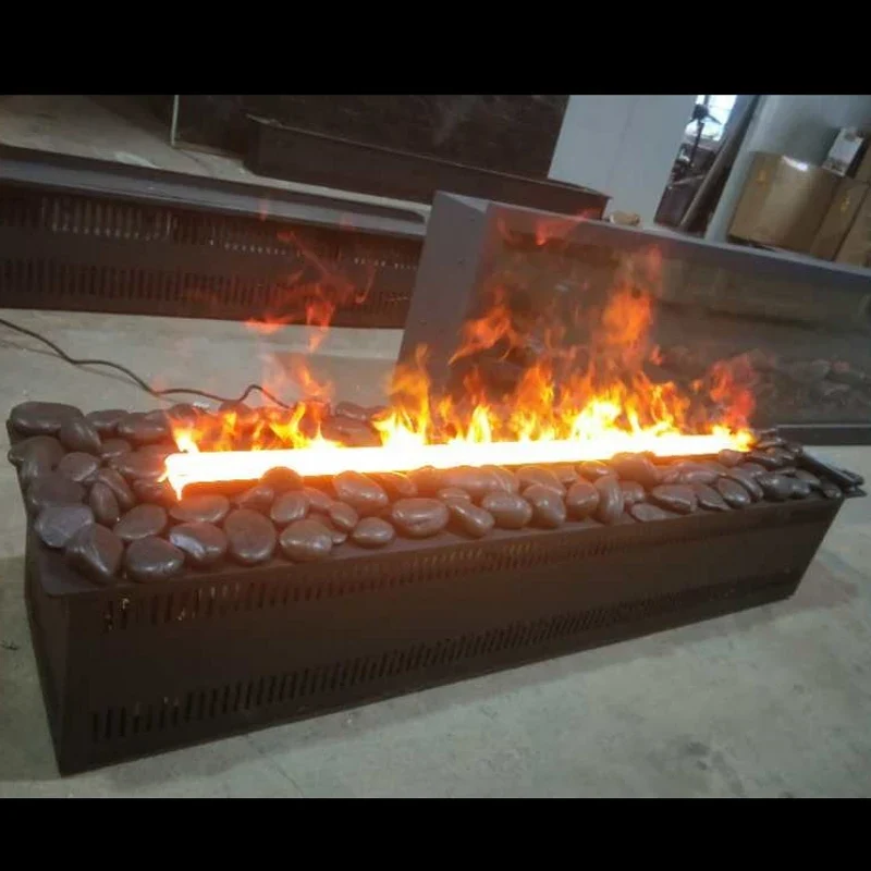 Factory Price 40" 3D Electric Fireplace Insert with Remote Control and Steel Construction for Modern Household Use