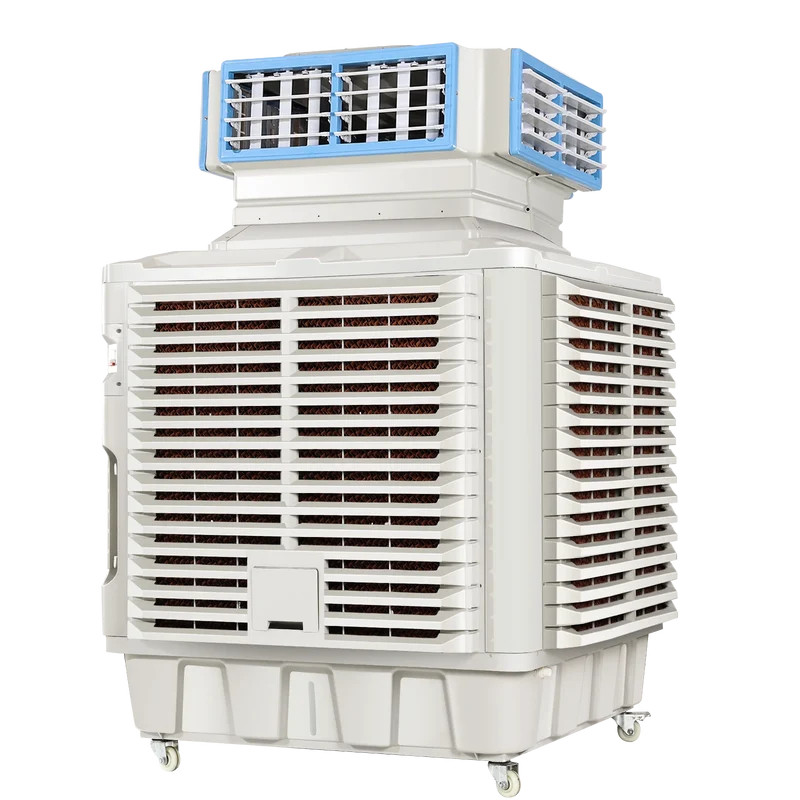 Hot Sale New Model 1.1kw 18000m3/h Plastic Body Water air Cooling Fan Ventilation Duct Cool Breeze air Cooler
