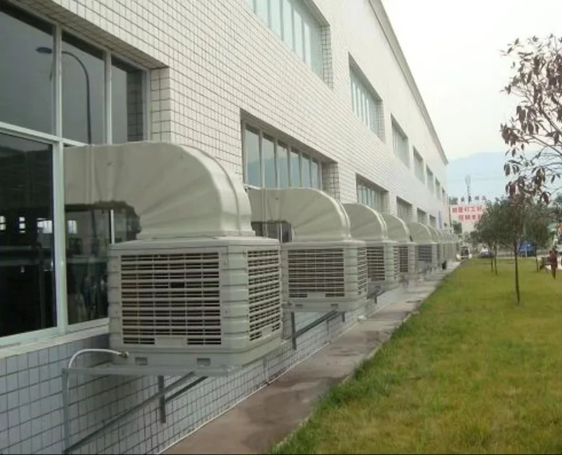 Hot Sale New Model 1.1kw 18000m3/h Plastic Body Water air Cooling Fan Ventilation Duct Cool Breeze air Cooler