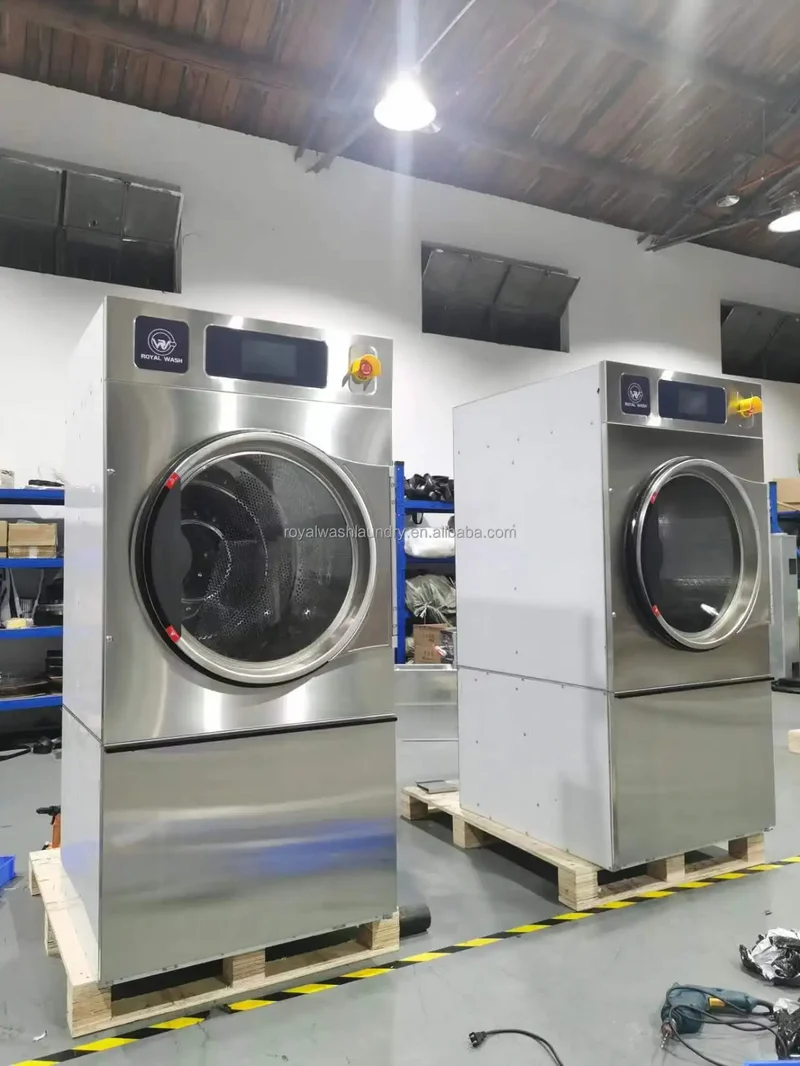 Commercial Electric Dryer Machine Fully Automatic Single Tumble Dryer Stainless Steel Condition New for Clothes Drying