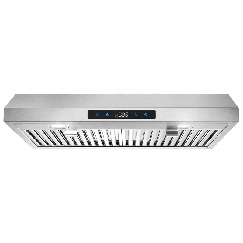 Range Hood 30 Inch Under Cabinet, Range Hoods with Touch Control,3-Venting Kitchen Hood,Stainless Steel Vent Hood