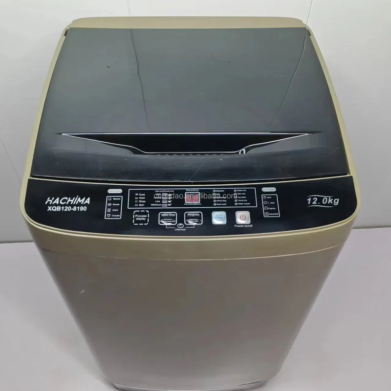 XQB120-8190 12kg Electric Top Loading Single Tub Automatic All-In-One Washer/Dryer High Efficiency Household Laundry Equipment