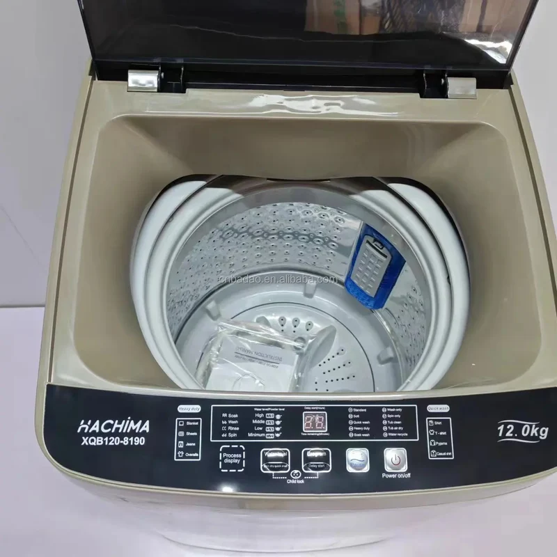 XQB120-8190 12kg Electric Top Loading Single Tub Automatic All-In-One Washer/Dryer High Efficiency Household Laundry Equipment