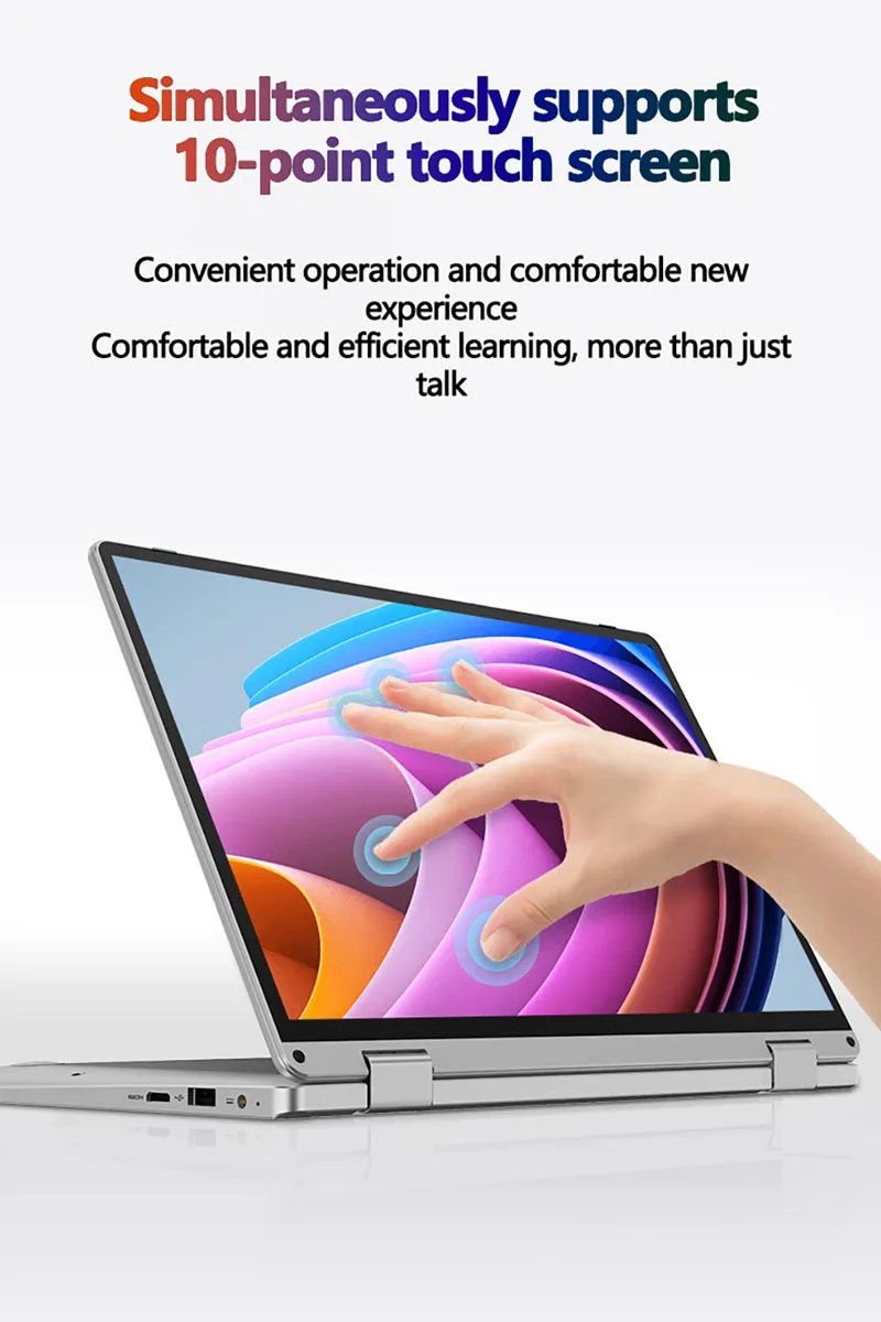 Hot Sale N4020 New 2 in 1 Tablet 360 Rotating Flip Personal Laptop Netbook 11.6-inch Alder 256GB DDR4 1TB WiFi