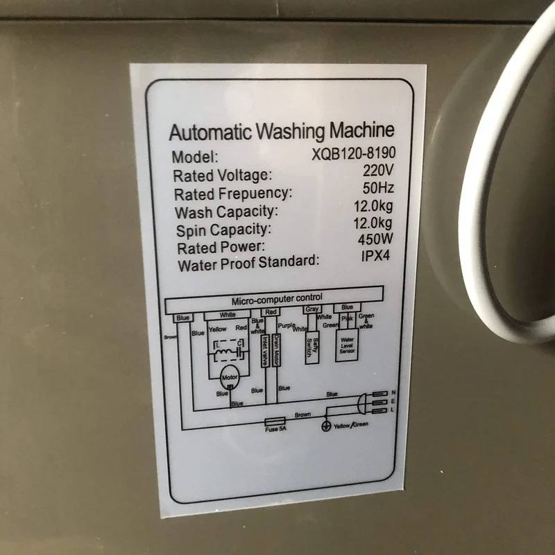 Hot Fully Automatic Single Tube Top Loader Portable Washing Machine Large Wash Cloth washing machine 8.5kg 13kg 15kg 20kg