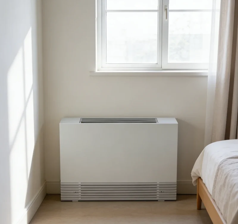 High Performance Energy Saving Water Floor Fan Coil Unit Touch Screen Thermostat RS485/WIFI AC/DC/Brushless Motor 1KW-4KW