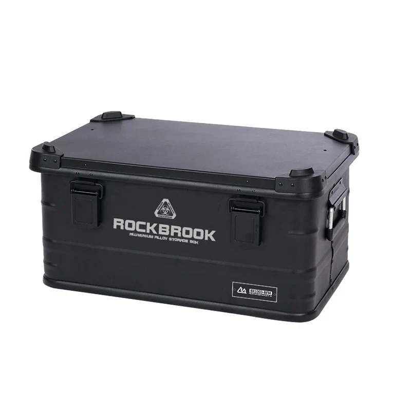 N40 50L for Rockbrook Weatherproof Aluminium Tool Box Portable for Motorcycle Storage Outdoor Camping Kitchen Coffee Storage