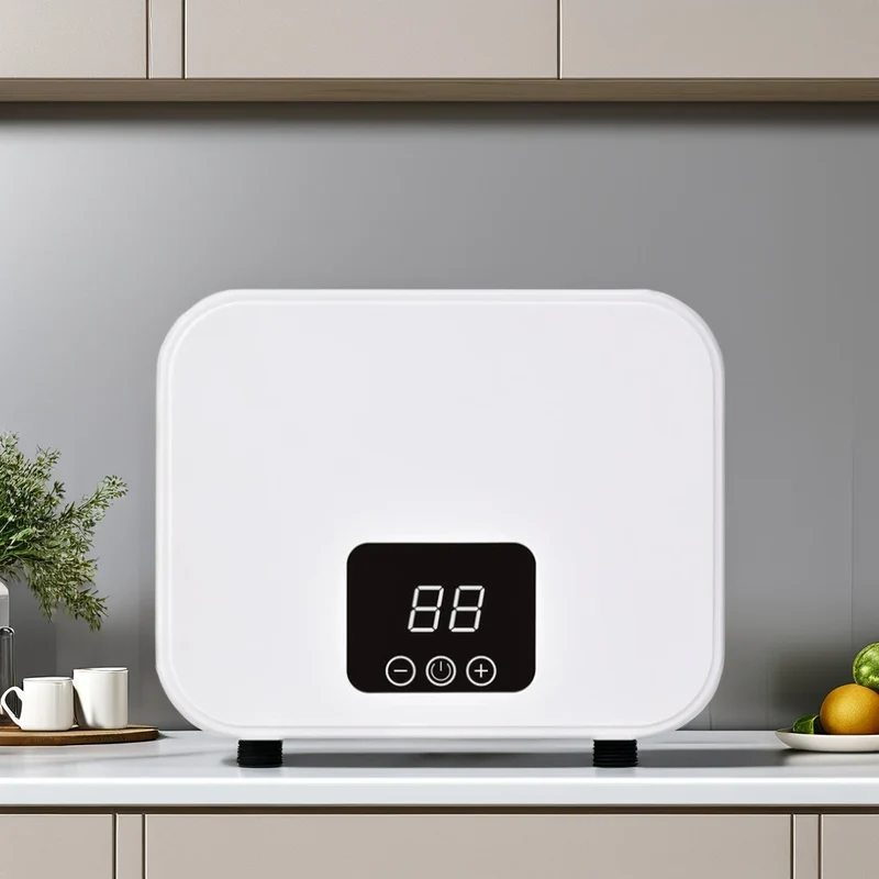 Wall-Mounted 220V Constant Temperature Bathroom Tankless Electric Water Heater 5.5kW Household IPX4 Waterproof Energy-Saving