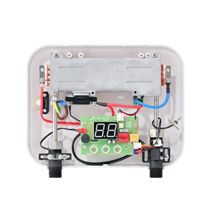 Wall-Mounted 220V Constant Temperature Bathroom Tankless Electric Water Heater 5.5kW Household IPX4 Waterproof Energy-Saving