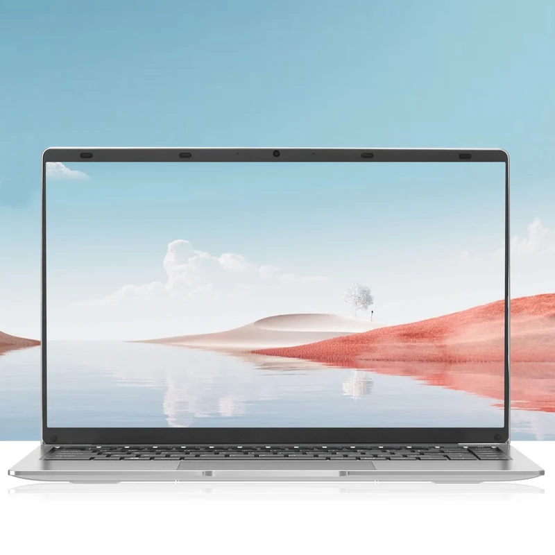 New 14 Inch IPS 1366x728 SSD Dual Core Wireless Slim Laptop US Plug English Keyboard Windows 11 4-7 Hours Battery 3 USB Ports