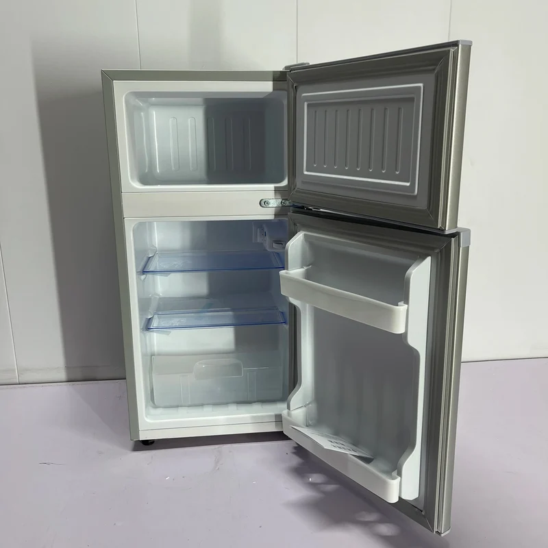 BCD-128 Cooling Fridge Household Top-freezer Double Door Fridges Refrigerator for Homes