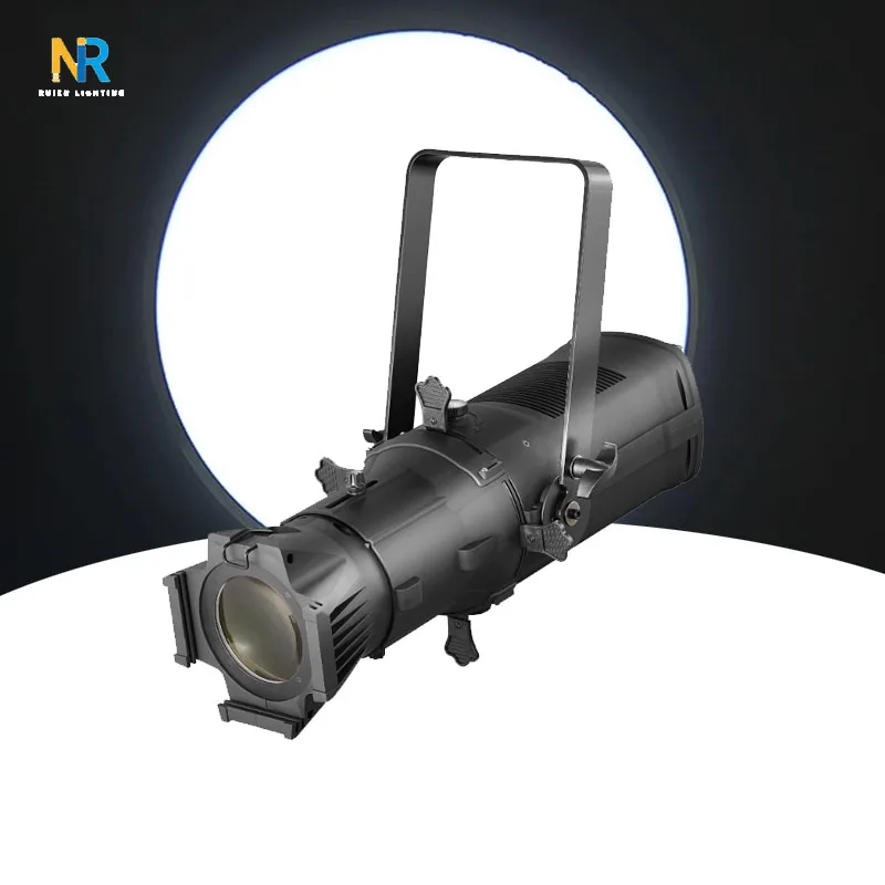 200W DMX Video Light Professional Stage Lighting White/Warm White LED Matrix Profile Light for Theme Parks
