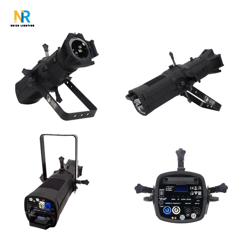 200W DMX Video Light Professional Stage Lighting White/Warm White LED Matrix Profile Light for Theme Parks