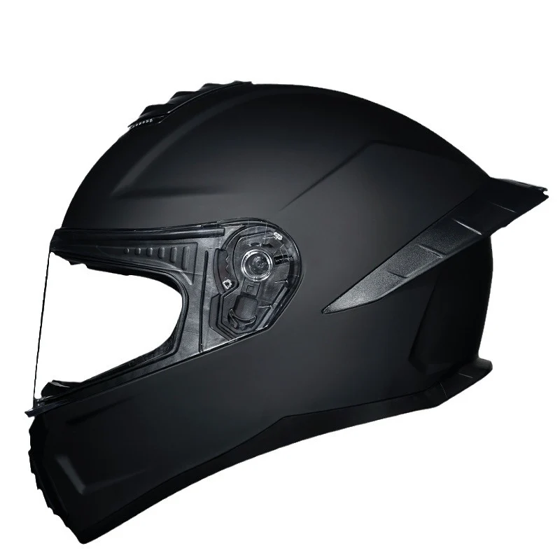 Orz3C Certified Motorcycle Helmet Men's and Women's Dual-Lens Full-Face Helmet Summer Personalized Tail Bluetooth Semi-Full Coverage
