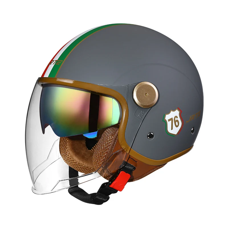 3c certified motorcycle helmet electric car helmet Harley universal battery car Four Seasons universal personality half helmet