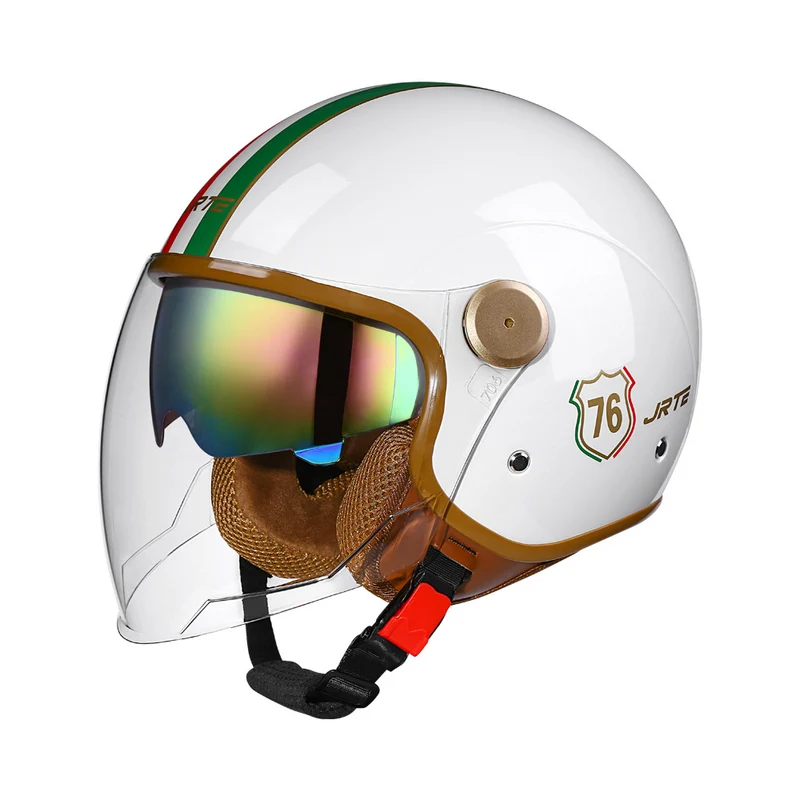 3c certified motorcycle helmet electric car helmet Harley universal battery car Four Seasons universal personality half helmet