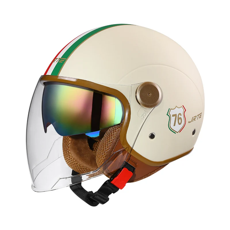 3c certified motorcycle helmet electric car helmet Harley universal battery car Four Seasons universal personality half helmet
