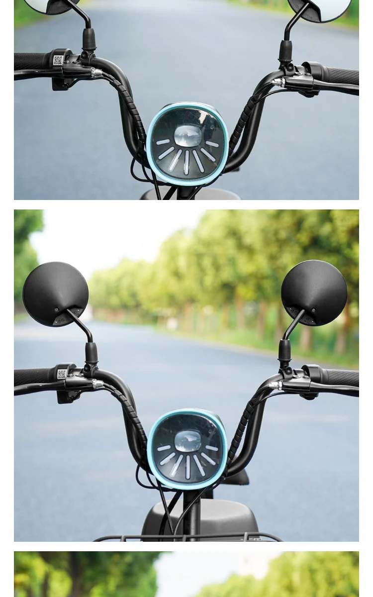 Electric Car Rearview Mirror battery car reflector scooter reversing short lever bicycle wide angle applicable to yadiaima