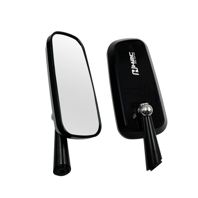 CNC aluminum rearview mirror electric motorcycle modification universal rearview mirror blue mirror anti-glare
