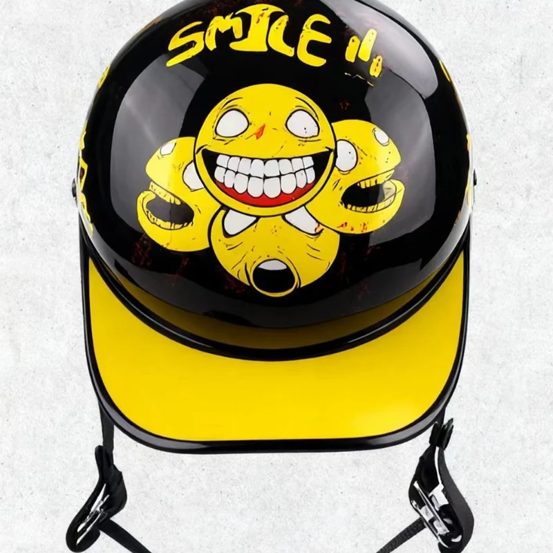 Source Factory Electric Vehicle Helmet Men's Motorcycle Helmet Summer Women's Electric Scooter Safety Helmet Riding Baseball Cap