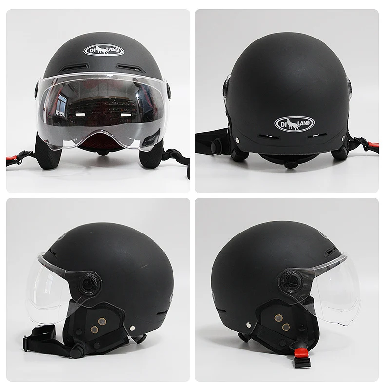 3C certification ear protection electric car helmet men and women summer sunscreen electric car helmet light half helmet manufacturers wholesale