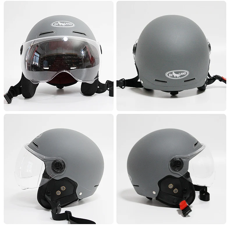 3C certification ear protection electric car helmet men and women summer sunscreen electric car helmet light half helmet manufacturers wholesale