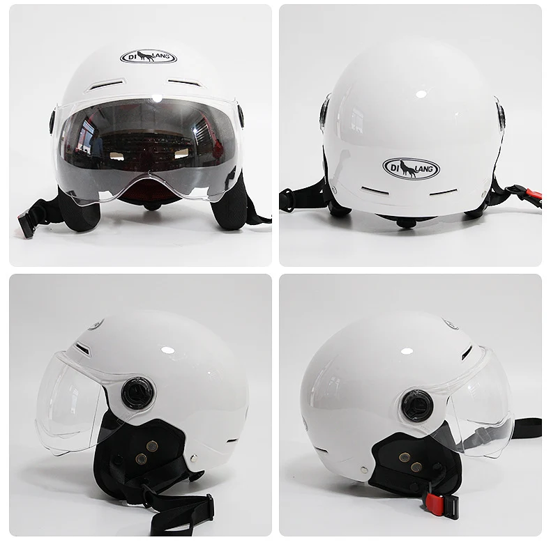 3C certification ear protection electric car helmet men and women summer sunscreen electric car helmet light half helmet manufacturers wholesale