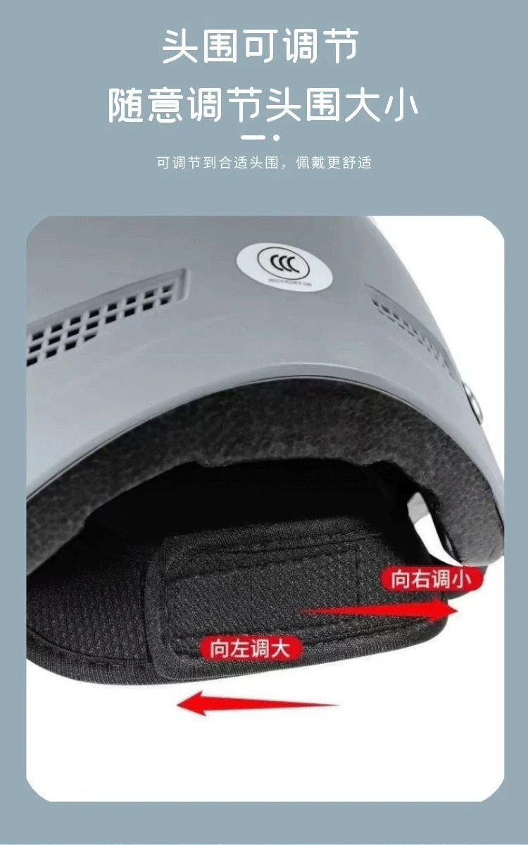 3C certified electric battery car helmet women's summer sun protection breathable helmet motorcycle riding helmet Four Seasons half helmet