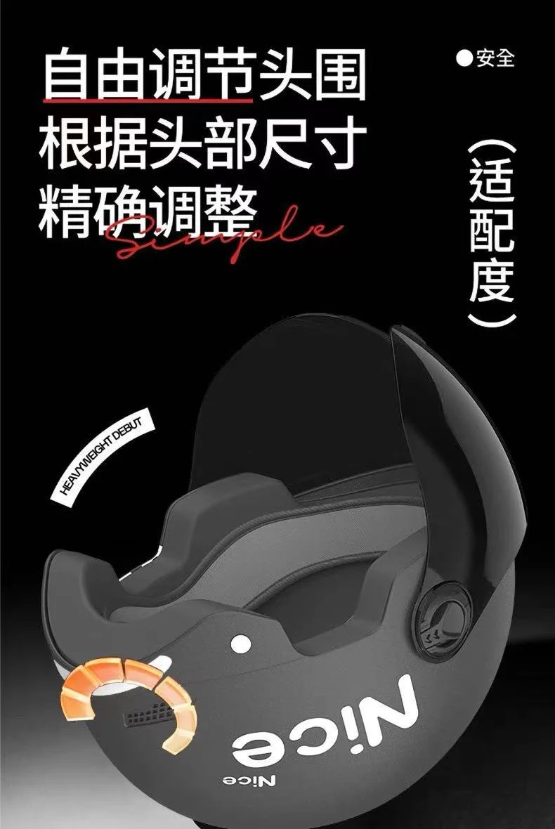 New National Standard 3C Certified Electric Vehicle Helmet for Men and Women, Summer Sun Protection Motorcycle Safety Helmet, Lightweight Half Helmet, Now Available from the Manufacturer