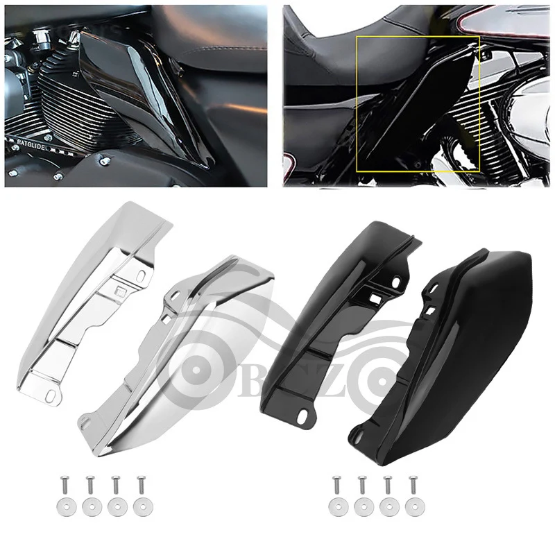 Suitable for Harley Glide Modified Heat Shield Motorcycle Heat Shield Guide Shield 09-16 Fittings Fairing