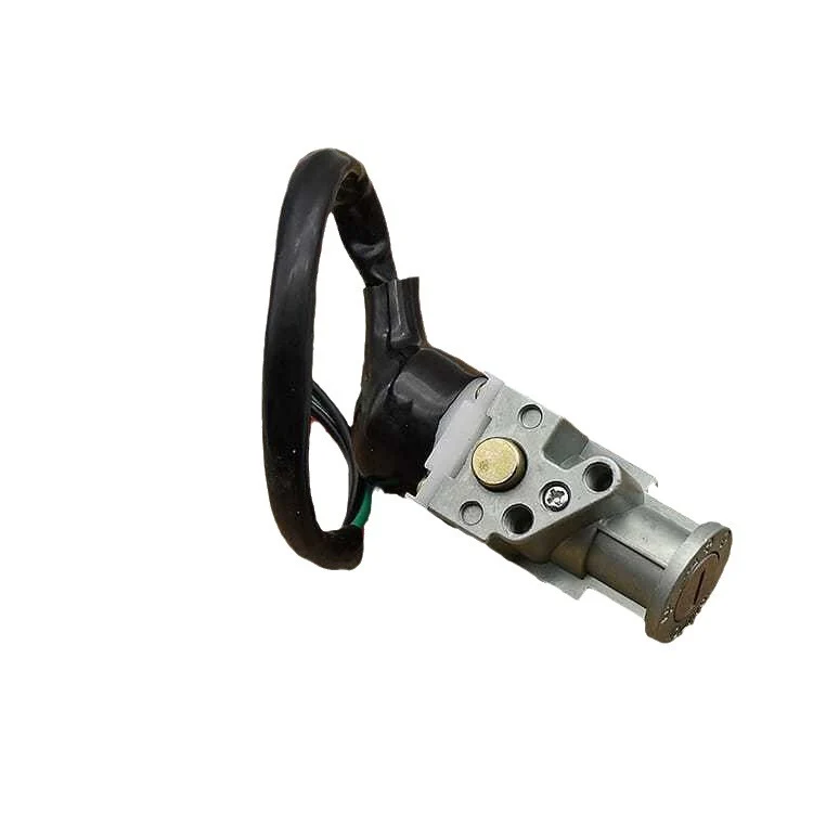 Motorcycle TBT110 power lock electric door lock set lock curved beam car Tianma Car lock ignition key switch accessories