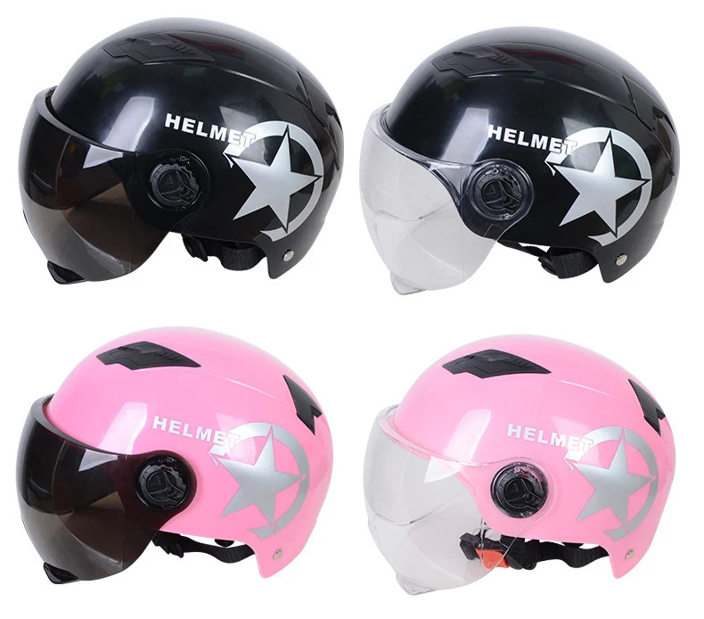 Harley Helmets Printing Advertising Helmets Four Seasons Sunscreen Helmets Thickened Men's and Women's Half Helmets Motorcycle Electric Vehicle Helmets