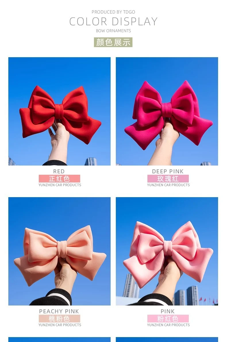 Motorcycle helmet decorations bow electric car battery car full helmet decorative accessories net red accessories women wholesale
