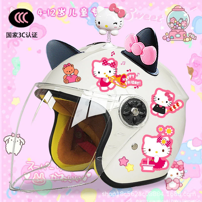 Winter Children's Electric Car Helmet Men's and Women's Cute Warm Thickened Half Helmet Motorcycle Full Helmet Autumn and Winter Helmet