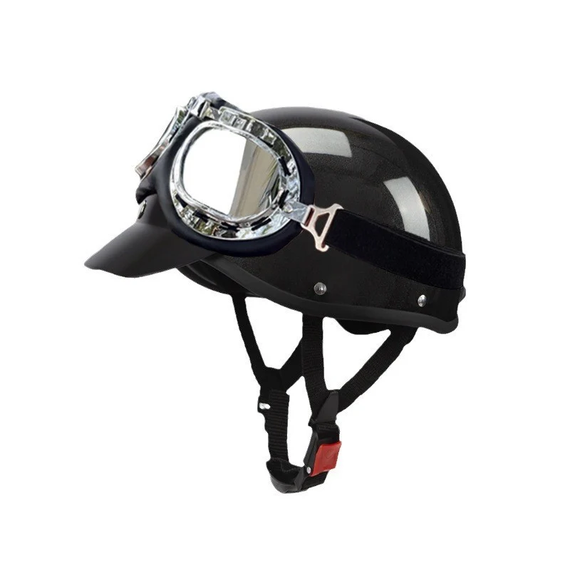Factory Outlet GB 3C Harley Retro Half Helmet Lightweight Summer Electric Vehicle Helmet Safety Helmet Unisex