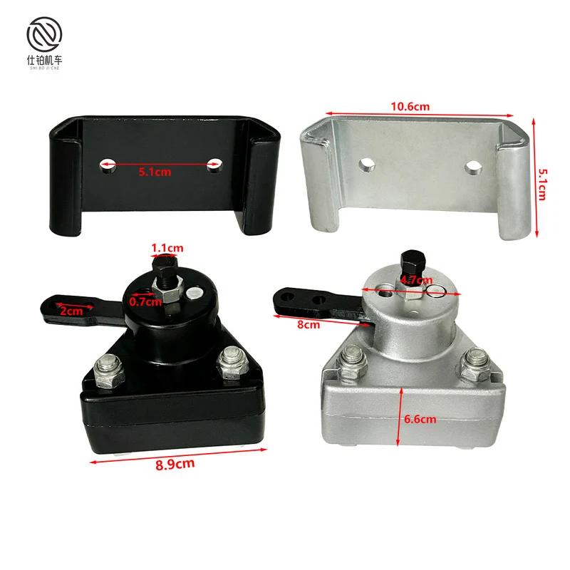 Kart brake cylinder mechanical brake caliper and bracket with pad for Manco 9598 9597