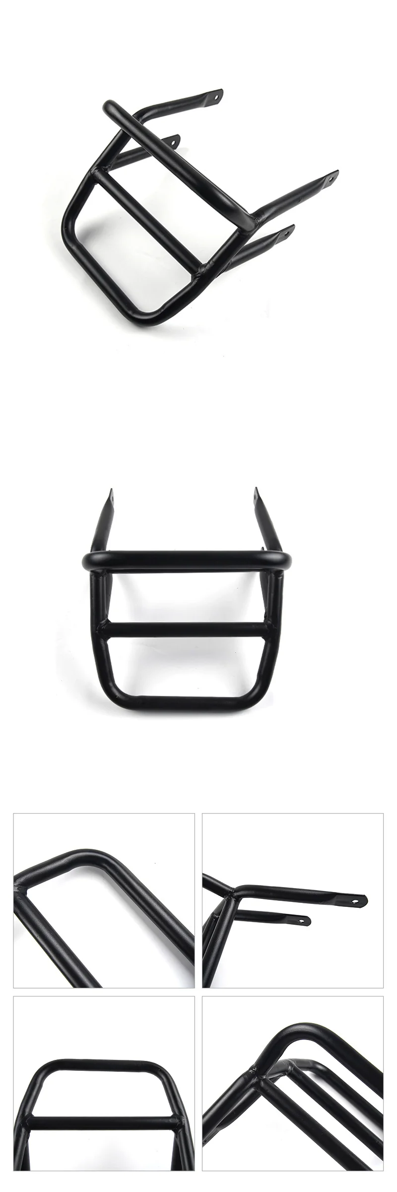 Suitable for Honda 125 Hunter Cub CT125 modified front shelf with accessories black JA55/JA65