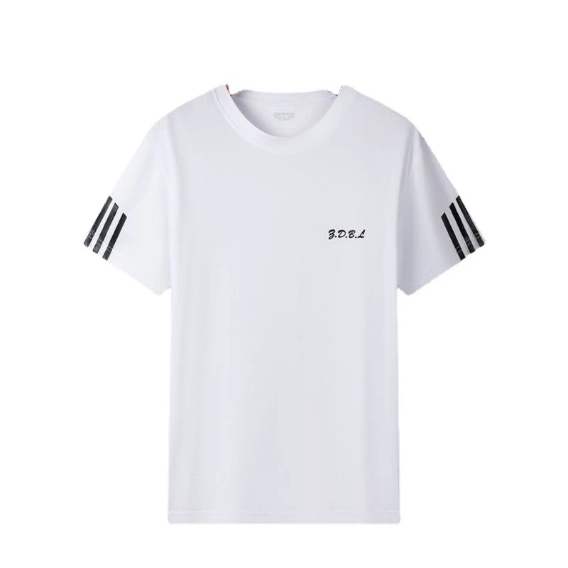 Sports Suit Men's Fitness Sweat Suit Summer Short-Sleeved T-Shirt Loose Quick-Drying Clothing Basketball Training Running Shorts