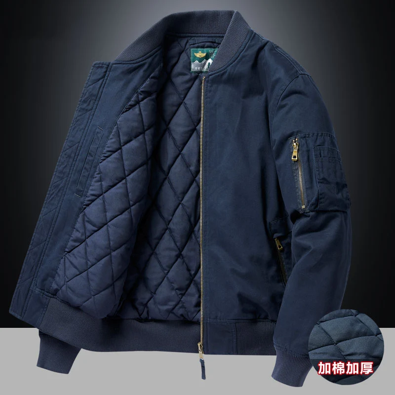 American Retro New Baseball Uniform Jacket Men's Autumn and Winter Bomber Jacket Men's Casual Workwear Top Men's Style