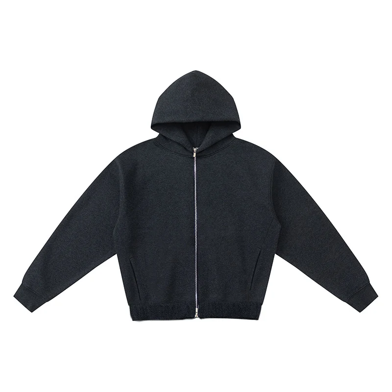 UNF 380G double-sided air layer space cotton profile vests suit autumn and winter zipper vests machete vests for men and women
