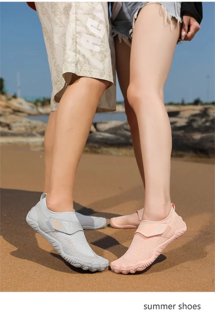 New beach shoes men's and women's anti-sand quick-drying sea-catching reef shoes seaside can be launched wading water-tracing non-slip fishing shoes