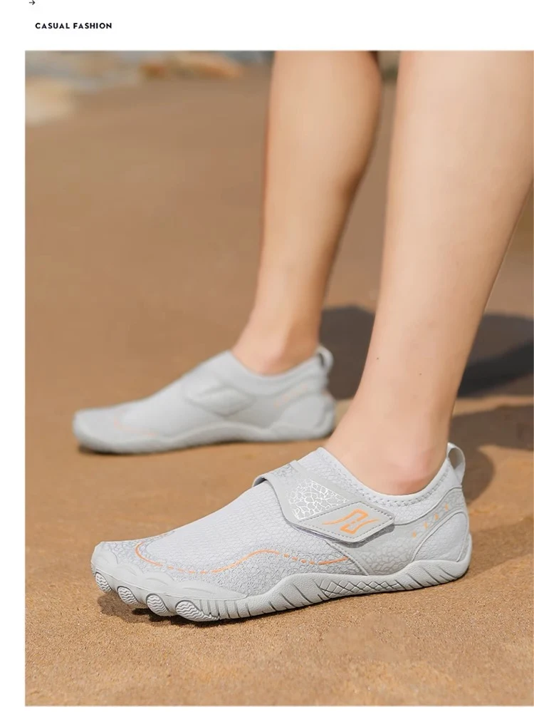 New beach shoes men's and women's anti-sand quick-drying sea-catching reef shoes seaside can be launched wading water-tracing non-slip fishing shoes
