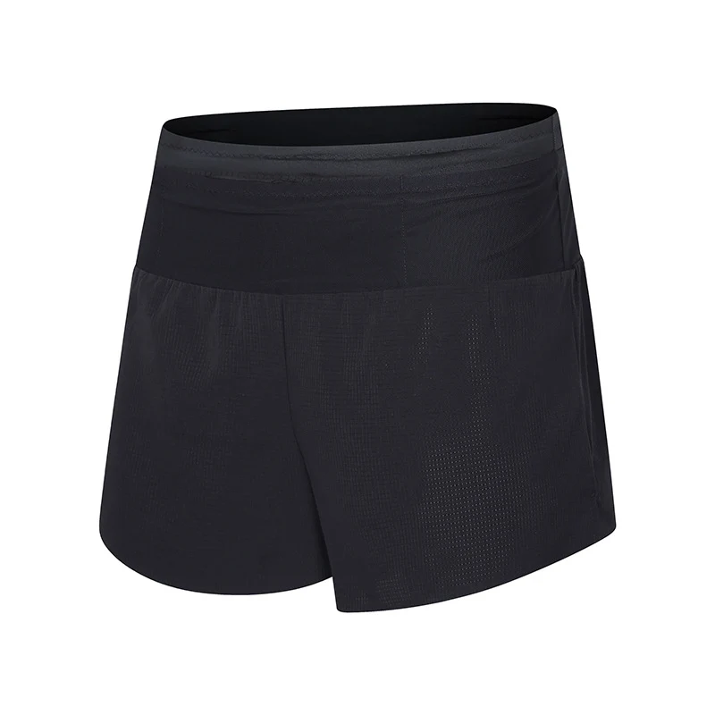 Summer Running Racing Shorts Checkered Cloth Quick-Drying Breathable Marathon Seamless Multi-Flap Pocket Pants Off-Road Fitness Casual Pants for Men