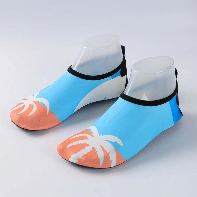 Cross-border new beach shoes quick-drying non-slip soft bottom outdoor wading shoes indoor fitness floor socks yoga shoes