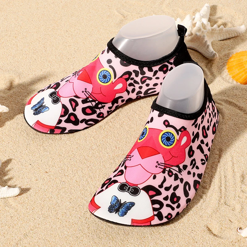 Cross-border new beach shoes quick-drying non-slip soft bottom outdoor wading shoes indoor fitness floor socks yoga shoes
