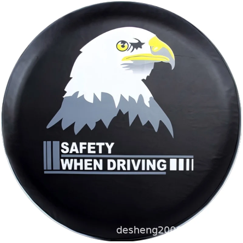 Source factory car tire protective cover tire cover spare tire cover protective cover thickened tire cover all black tire cover