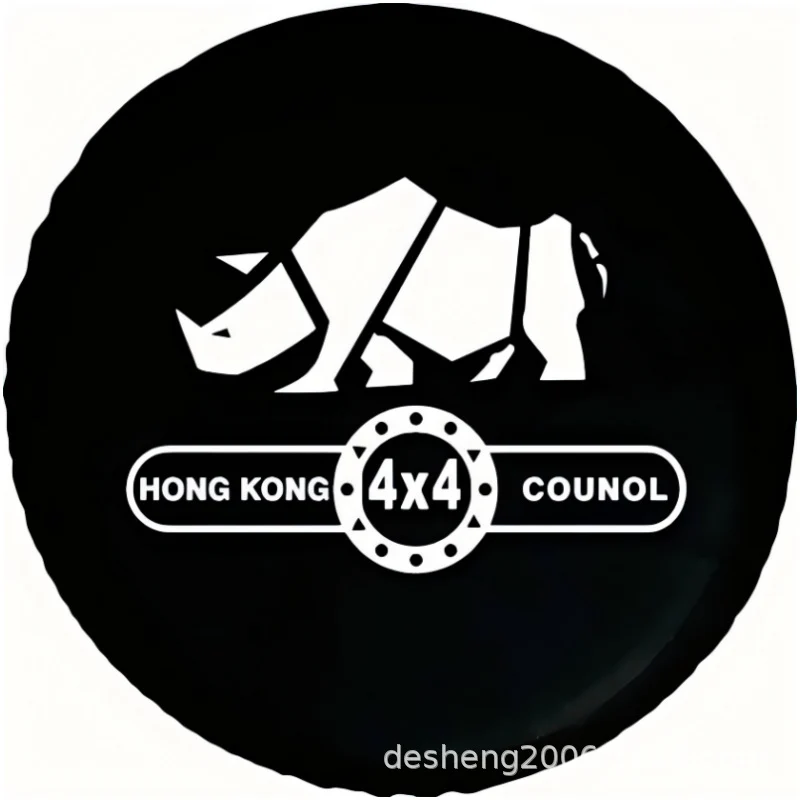 Source factory car tire protective cover tire cover spare tire cover protective cover thickened tire cover all black tire cover