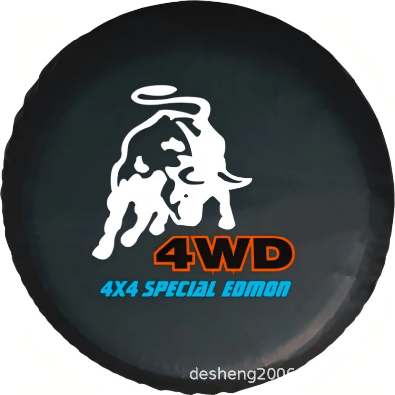 Source factory car tire protective cover tire cover spare tire cover protective cover thickened tire cover all black tire cover