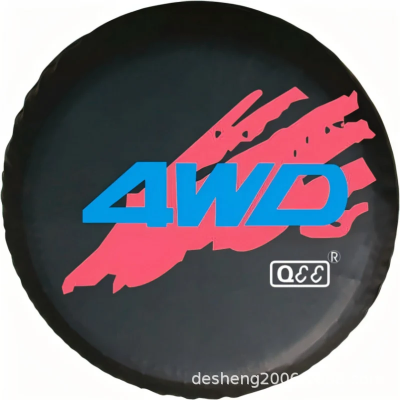 Source factory car tire protective cover tire cover spare tire cover protective cover thickened tire cover all black tire cover